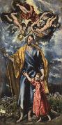 El Greco, St Joseph and the Infant Christ